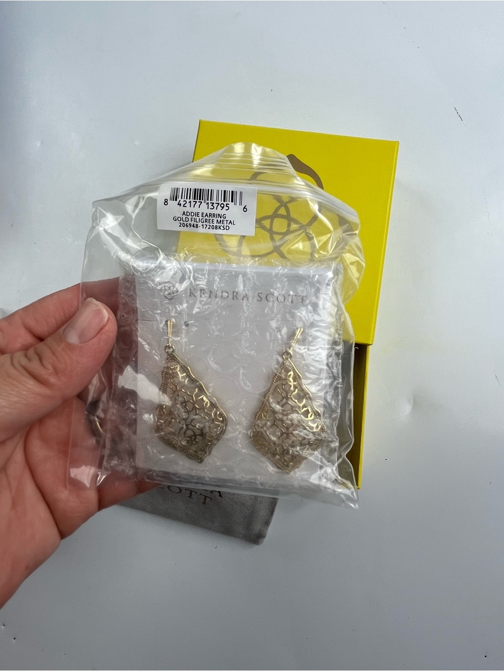 Kendra Scott Addie Drop Earrings for Women in Golden Filigree,